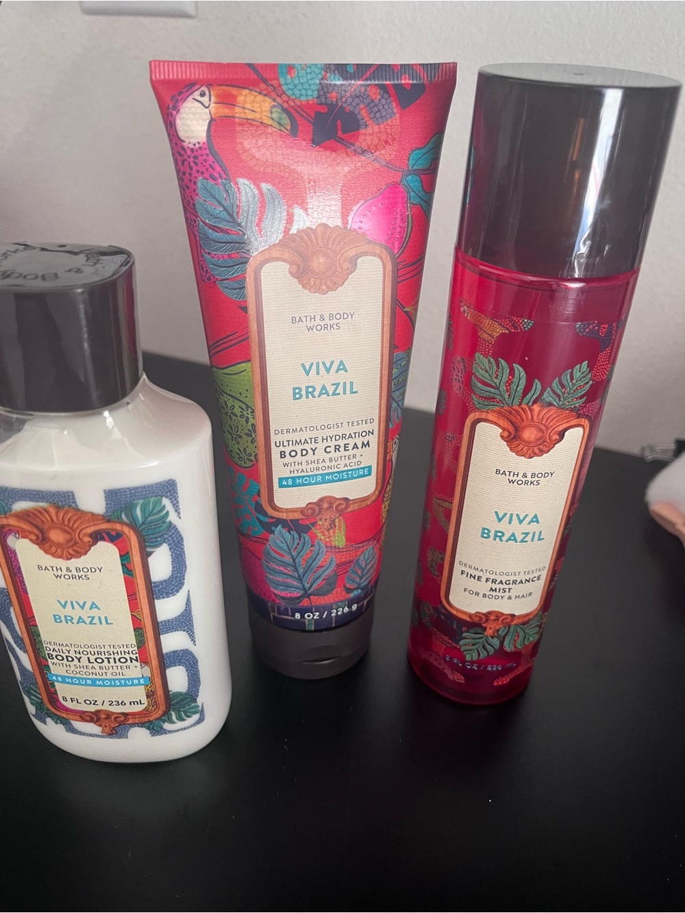 Bath & Body Works Viva Brazil Body Care Set lotion cream mist gift lot bundle - Picture 2 of 2